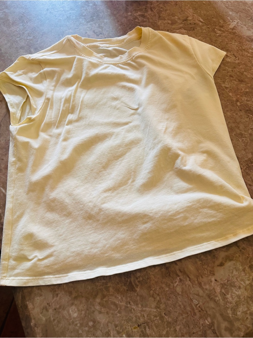 Organic Cotton-Blend Baby Tee
Butter Cream lululemon Women’s L